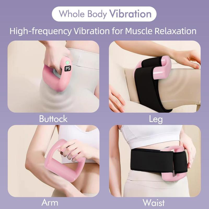 Revolutionary Cordless Massager Ring - 5 Speed Levels for Ultimate Neck & Shoulder Relief - Portable Deep Tissue Percussive Massager, Perfect for Fitness Lovers and Relaxation Seekers!