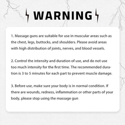 Revitalize Your Body with the Electric Muscle Massager - Handheld Neck and Back Massager with 4 Versatile Heads for Ultimate Relaxation at Home, Travel, and Gym