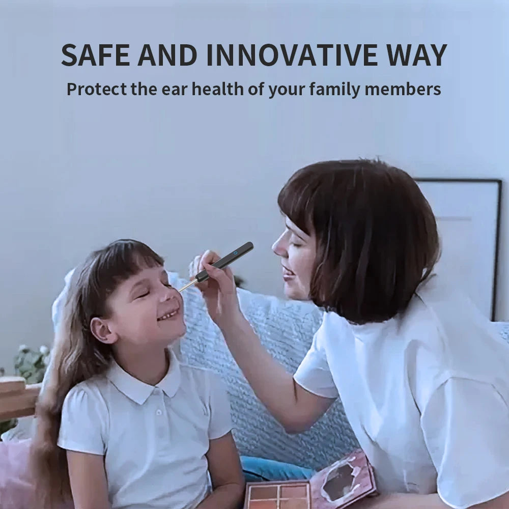 Revolutionize Your Ear Care with the Smart Visual HD Ear Cleaner - Wireless Otoscope for Effortless Wax Removal